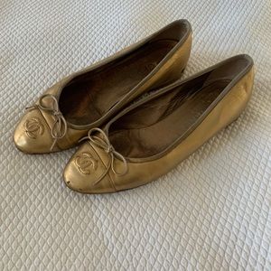 Chanel ballet flats 38/8 authentic